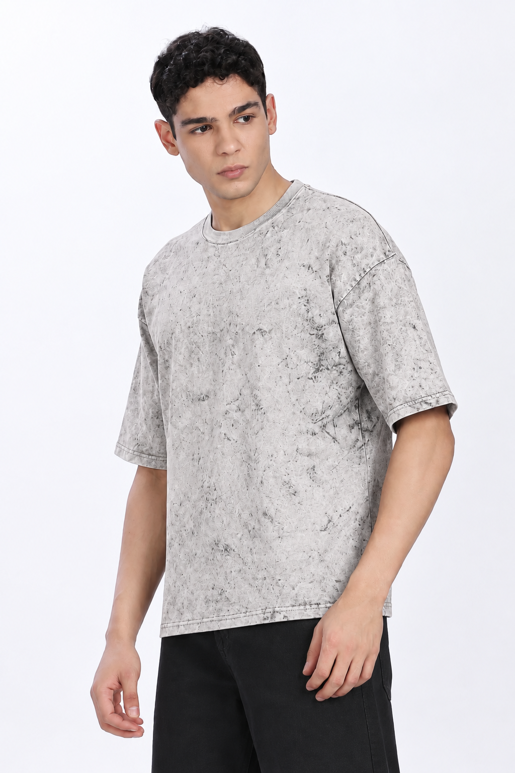 Acidwash Oversized Cotton  T-shirt